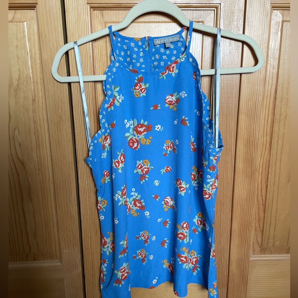 Daniel rainn Brialyn Mixed Print Halter Blouse